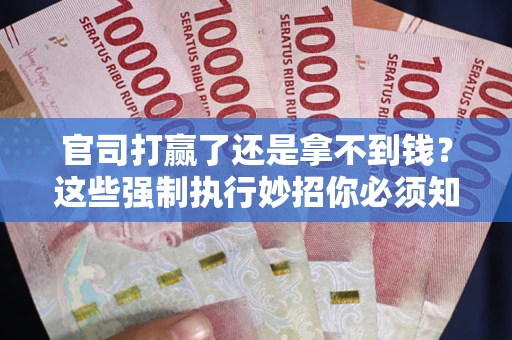 济南官司打赢了还是拿不到钱？这些强制执行妙招你必须知道
