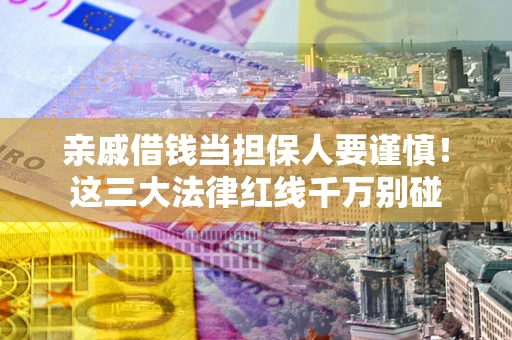 济南亲戚借钱当担保人要谨慎！这三大法律红线千万别碰
