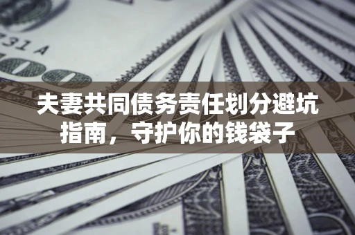 济南夫妻共同债务责任划分避坑指南，守护你的钱袋子